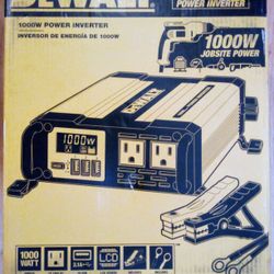 DeWalt 1000W Jobsite Power Inverter 