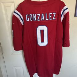 Nike Christian Gonzalez patriots xl jersey
