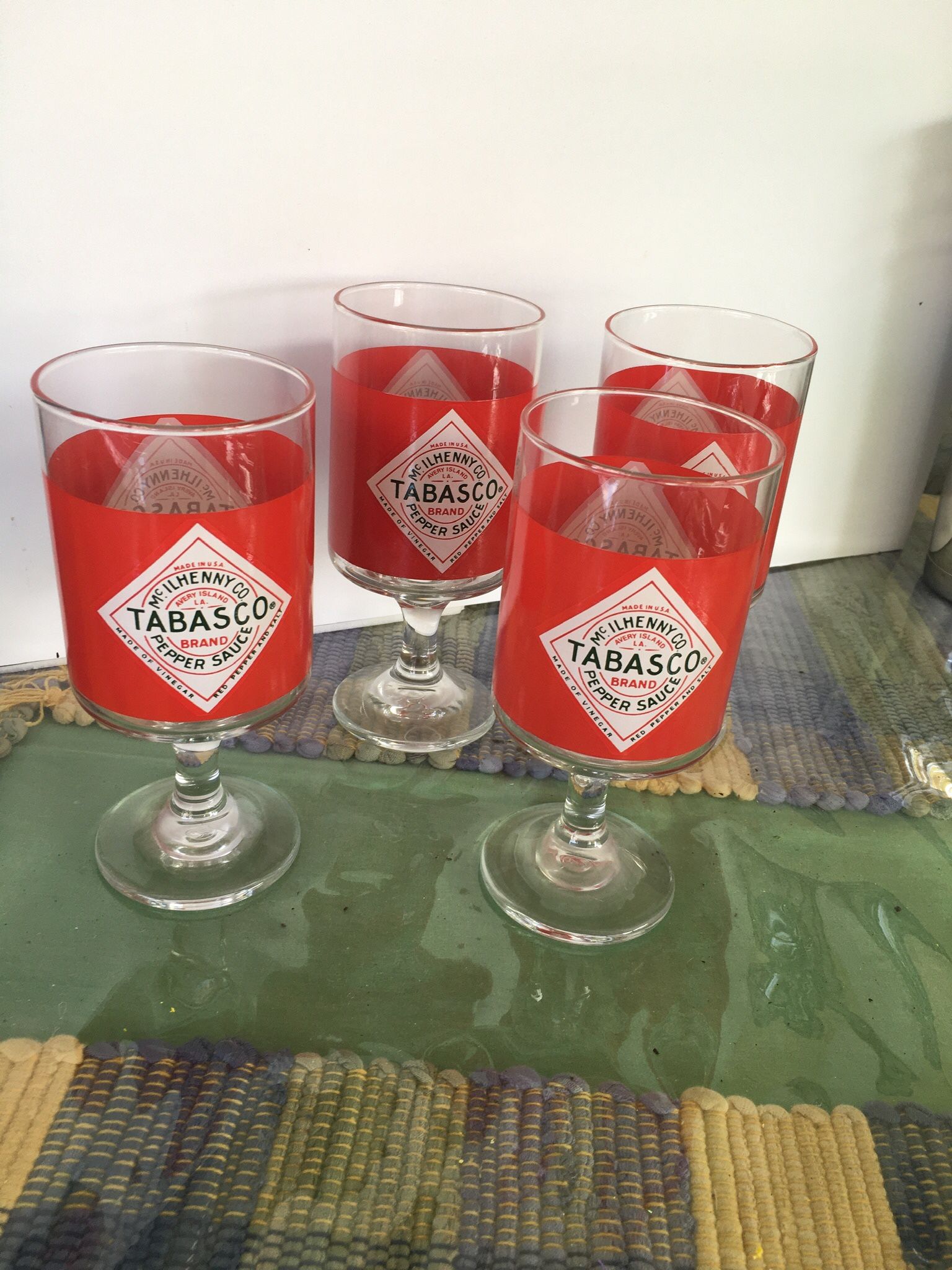 Tabasco Glassware Vintage Antique