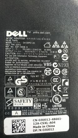 Dell genuine charger $15