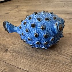 Ceramic Decor Puffer Fish