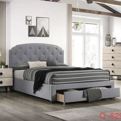 Queen Bed Frame With Storage