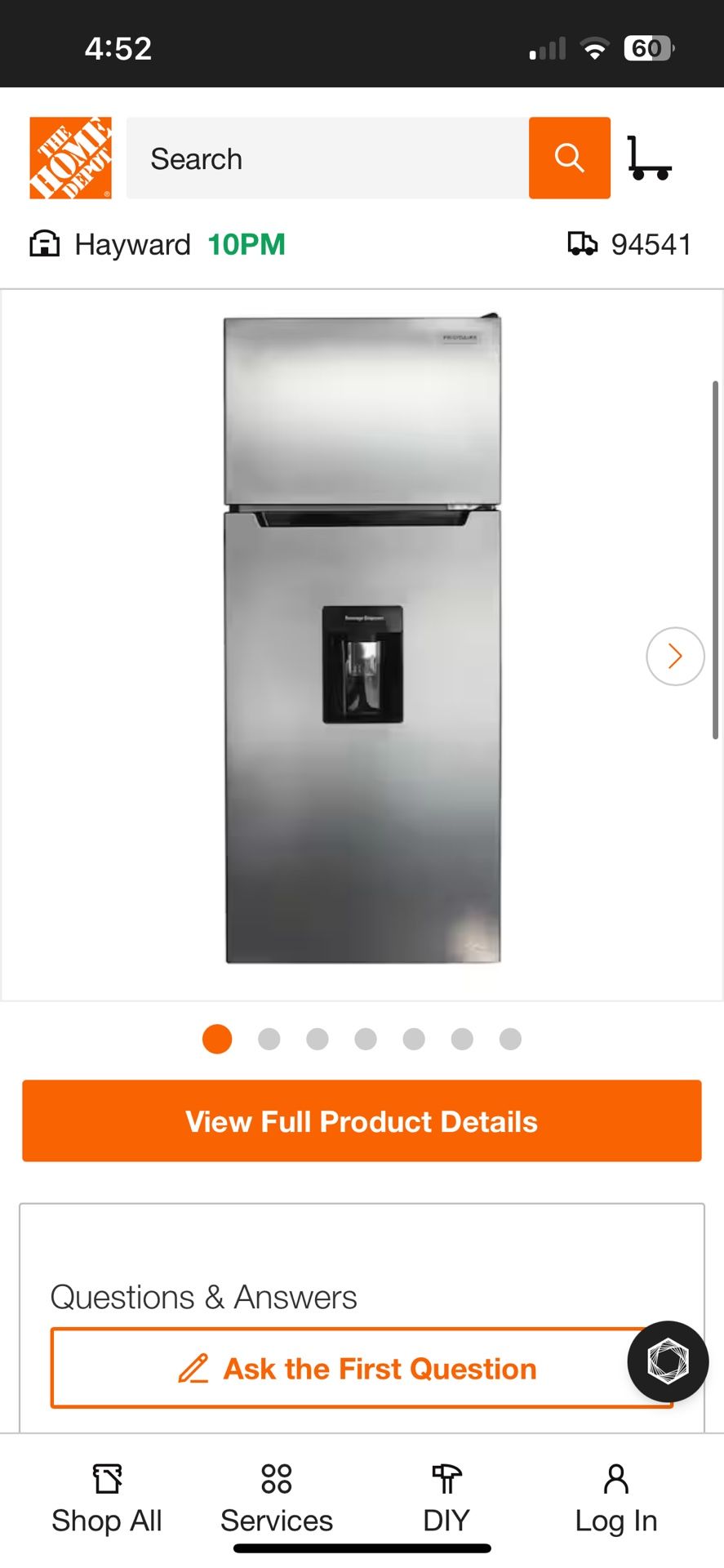 Frigidaire Mini Fridge 