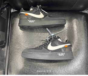 Off White Air Forces (black)