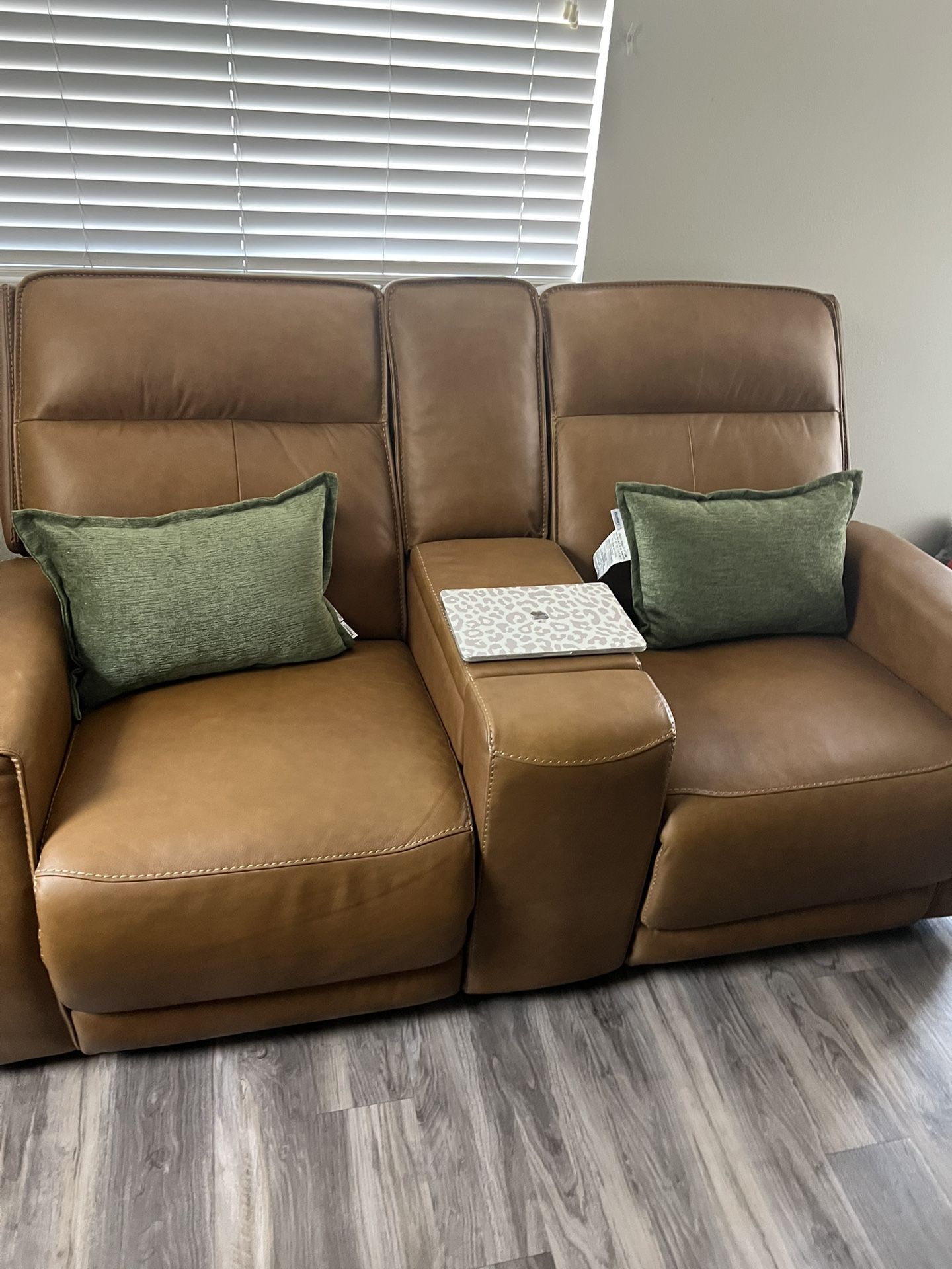Power Loveseat with Cup Holders