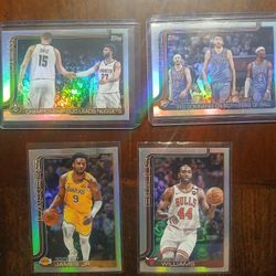 Basketball Bases Holos Cards Lot 