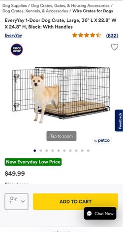 Dog or Cat Crate and Pad