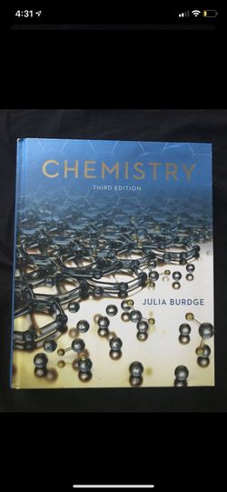 Chemistry 3rd edition (Julia burdge)