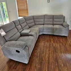 New Sectional Recliner In Box 📦 Finance Available No Credit Needed 