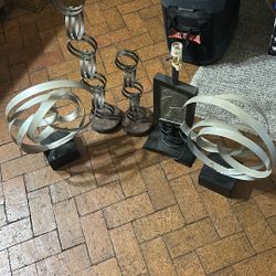 Table Art And a Small Lamp