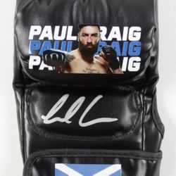 Paul Craig Signed Custom Scotland MMA Fight Glove (PA)