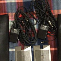 SHURE 809/819 VONDENSER OMNIDIRECTIONAL SURFACE MOUNT MICROPHONE SET