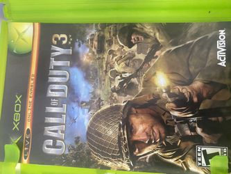 Call Of Duty 3 Original X Box