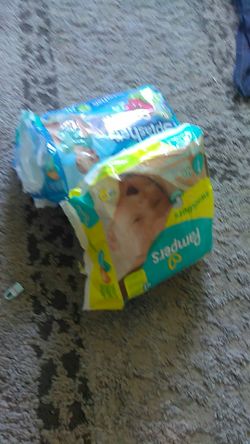 Diaper size 1 opened