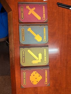 Minecraft Handbook 4-Book Set – Very Good Condition
