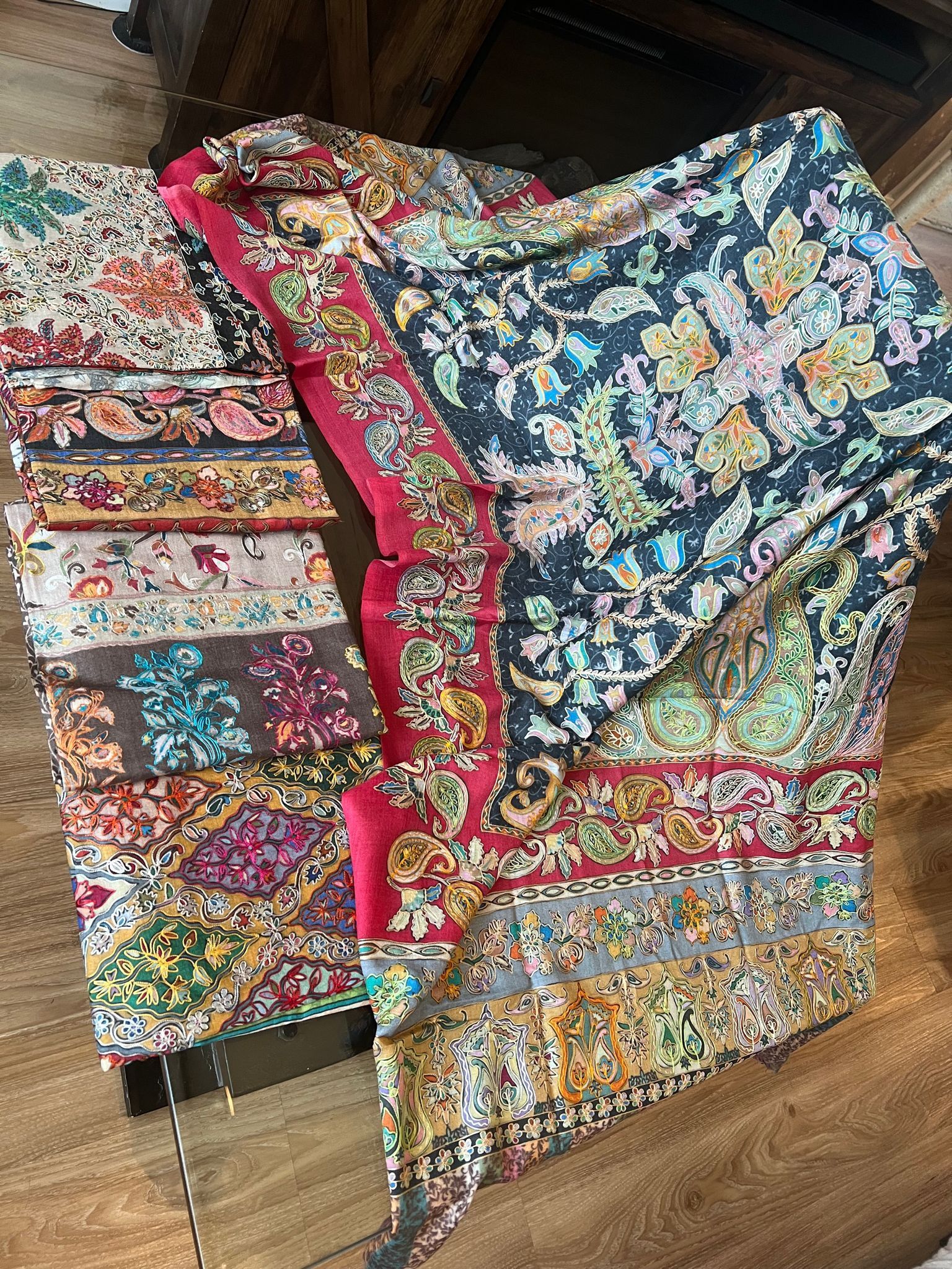 Scarfs Cashmere And Silk Scarf Shawl Pashmina