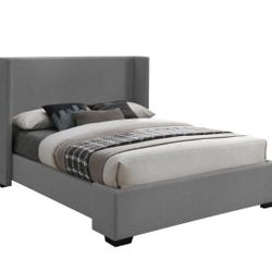 Oxford Wooden Grey King Bed (3 Boxes)

