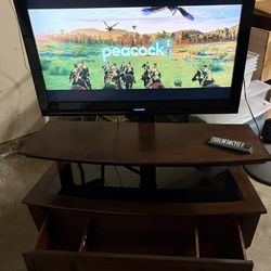 Tv Stand with DVD Drawer With Tv
