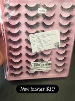 New lashes