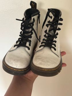 White dr martens kids