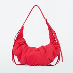 Cos Mini Canopy Crossbody Bag - Nylon Bag in Red