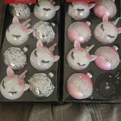 Glass Ornaments (Unicorn)
