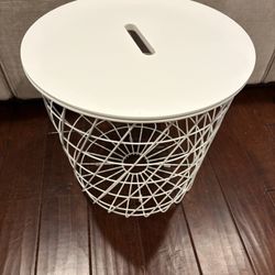End Table And Basket
