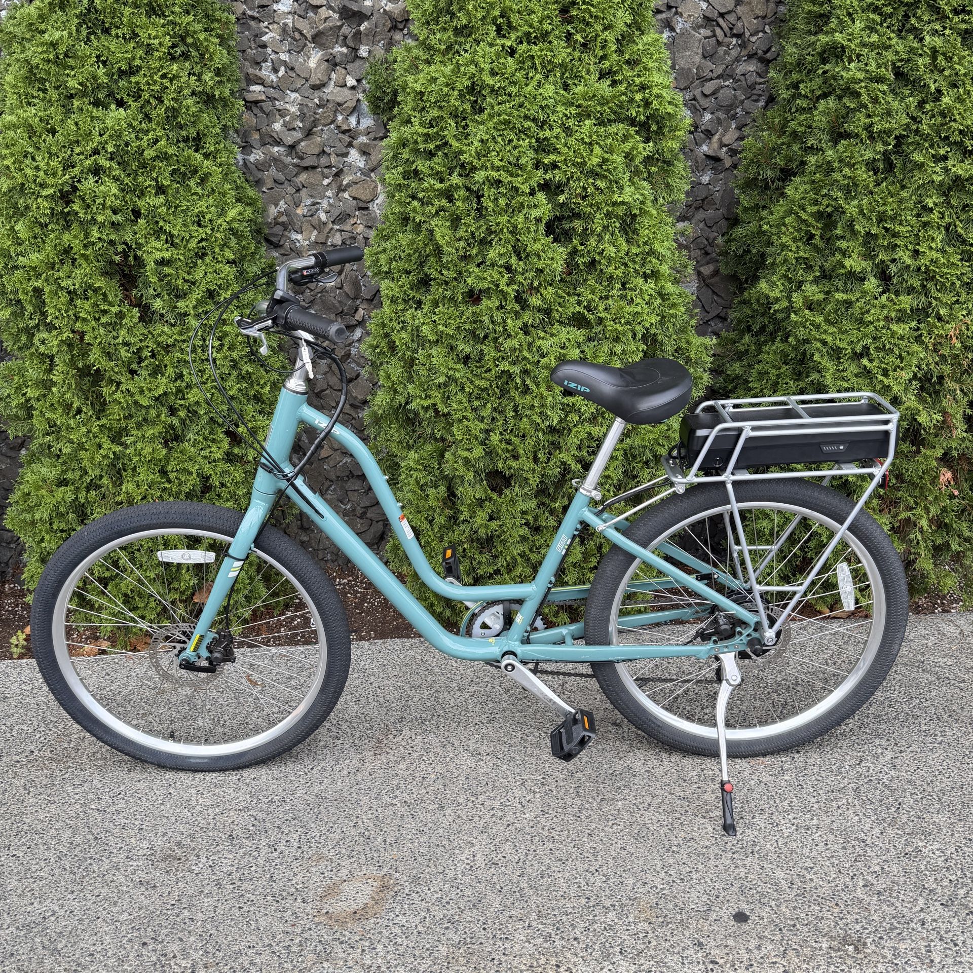 iZip Simi Step-Thru Cruiser E-Bike - Teal - Class 2 250W