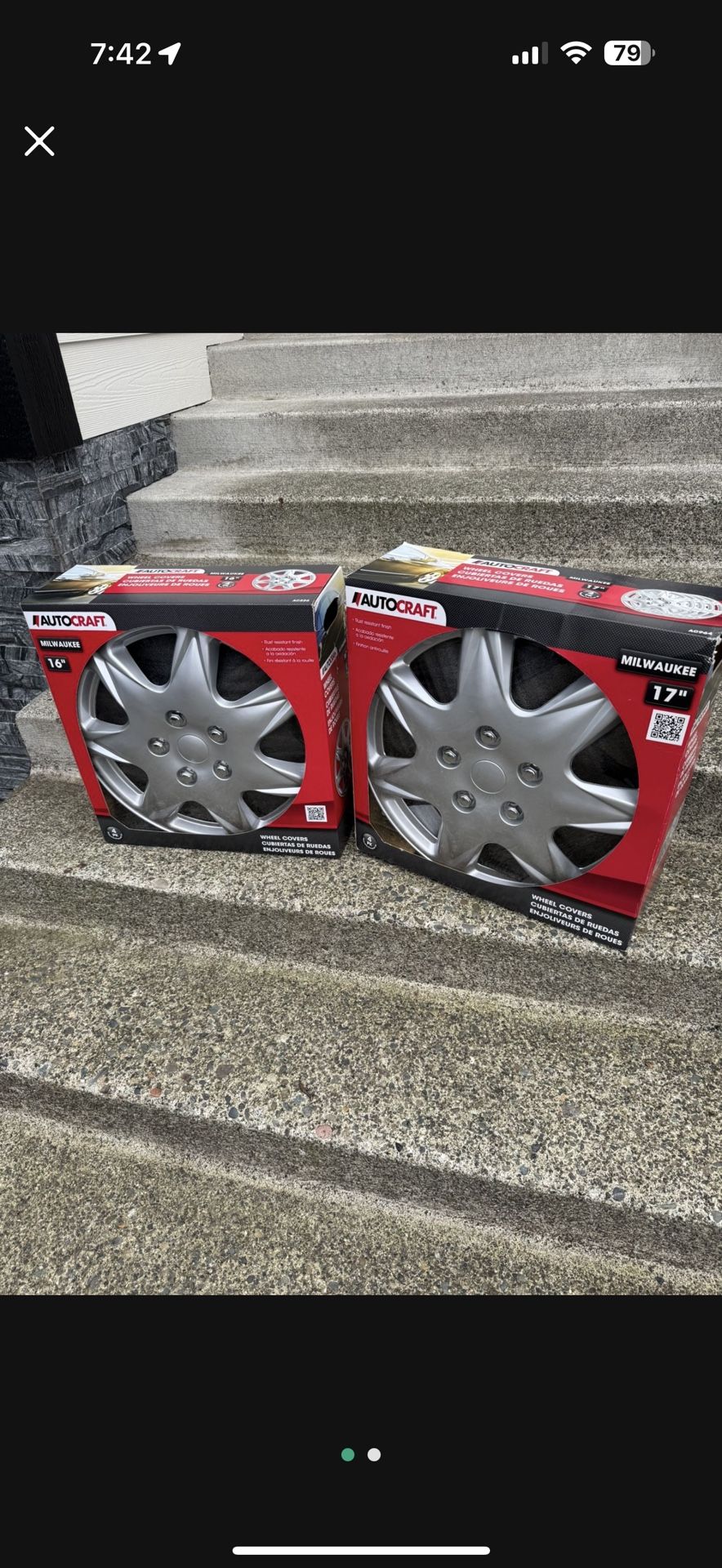 Wheel covers 16” 17” 