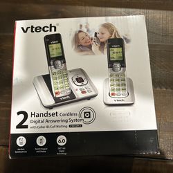 2 Handset Answering System with Caller ID/Call Waiting