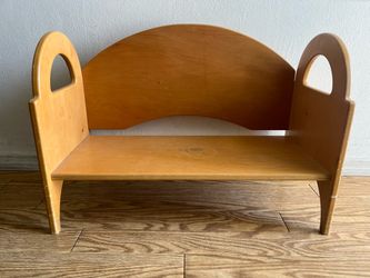 Wooden Children's Bench with Arch Back