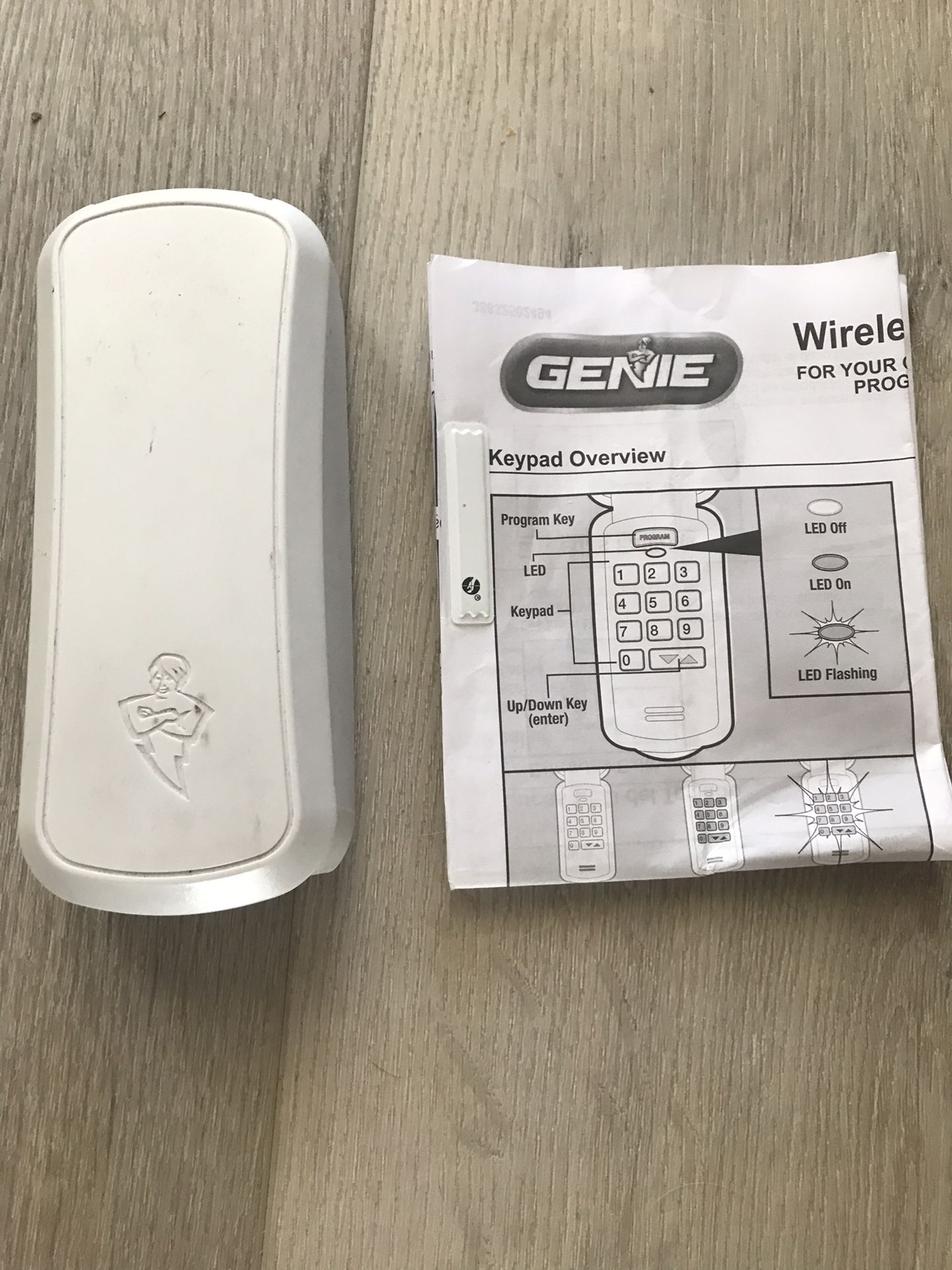 Genie wireless garage door opener