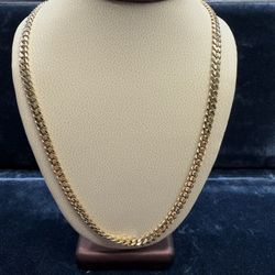 14k Men’s Cuban Necklace 