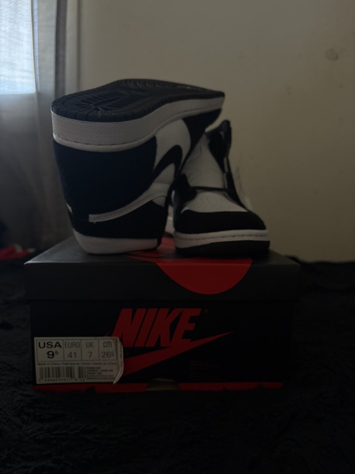 Men Suede Air Jordan One - Panda