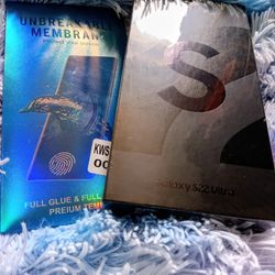 🆕! Unlocked! 🔓 Samsung Galaxy S22 Ultra w/ Phone Protector!