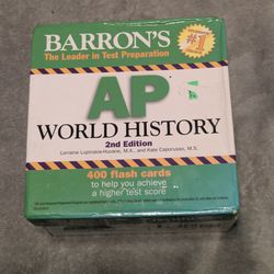 Barron’s AP World History Flash Cards – 400 Study Cards