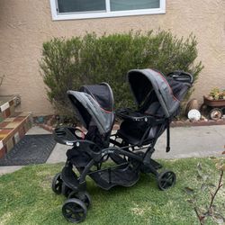 SIT N STAND DOUBLE STROLLER 