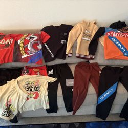BUNDLE OF BOY OUTFITS/CLOTHES SIZES 10/12