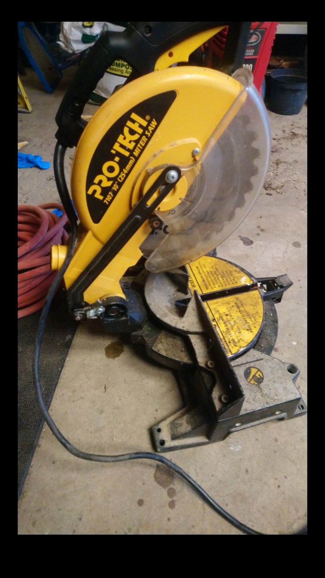 Used pro-tech 7107 10" miter saw