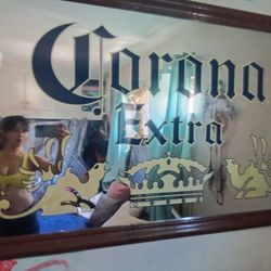 Corona, Mirror, Corona Mirror, Vintage Mirror, Big Mirror, Bar, Bar Mirror