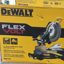 DeWalt 12" (305 mm) Double Bevel Sliding Miter Saw, model DCS781B (tool only)