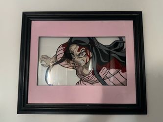 nezuko glass painting