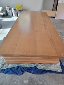 Solid wood table