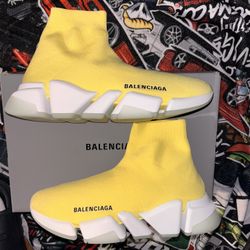 2022 Balenciaga Wmns Speed 2.0 Sneaker ‘Light Yellow’