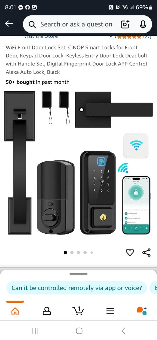 Wifi Deadbolt Lock