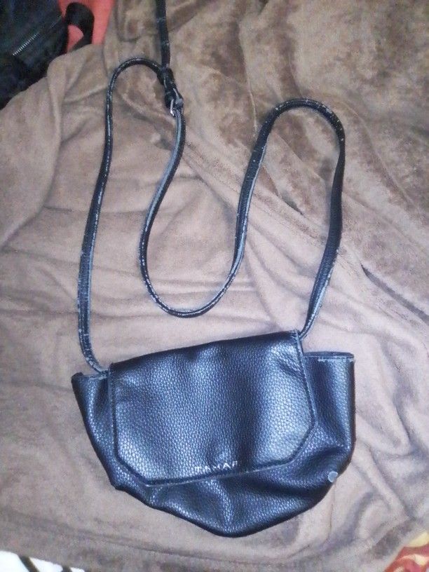 Black Leather Purse