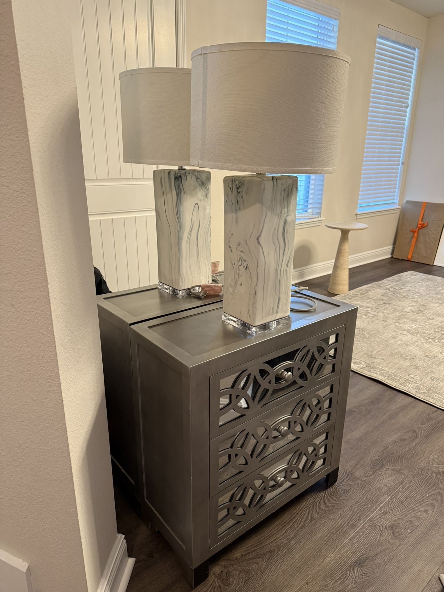 Nightstands and Lamps