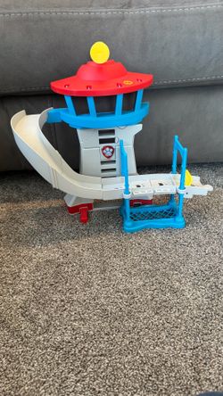 PAW Patrol Lookout Tower Playset w/ Trap Door & Slide/Road