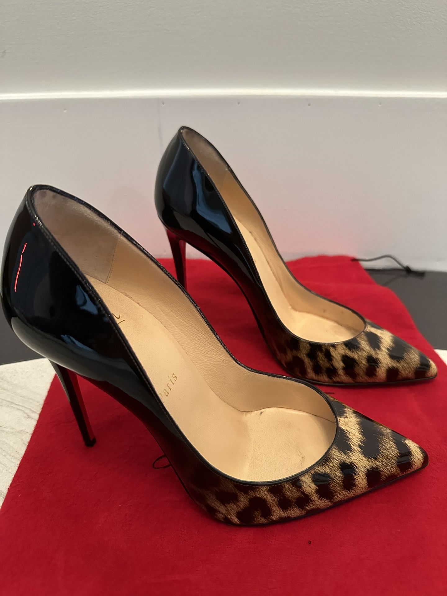 Christian Louboutin So Kate Leopard Print Pump