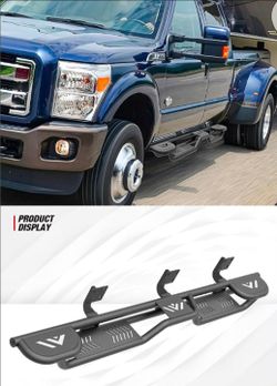 SuperCab 3-Step Raised Running Boards Compatible with Ford F250 F350 Super/Extended Cab 1999 to 2016/ Set de Estribos